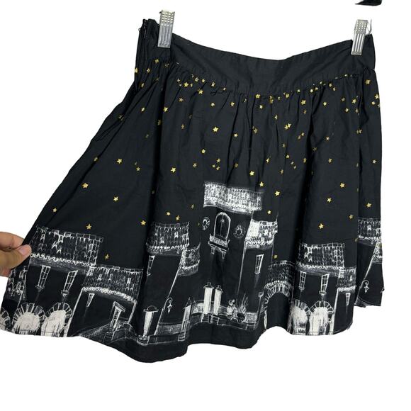 The Book of Life City Starry Mini Skirt A-Line zipper women’s size medium - Picture 6 of 9